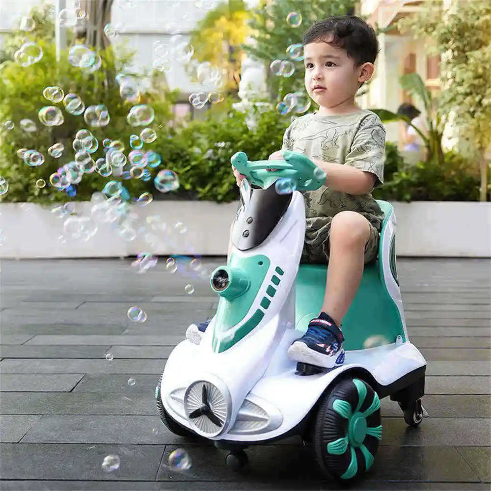 Noonbuutuu 2024 New 2-6 Year Old Children's Electric Car Remote Control Toy Car Baby Four-wheel Drift Car