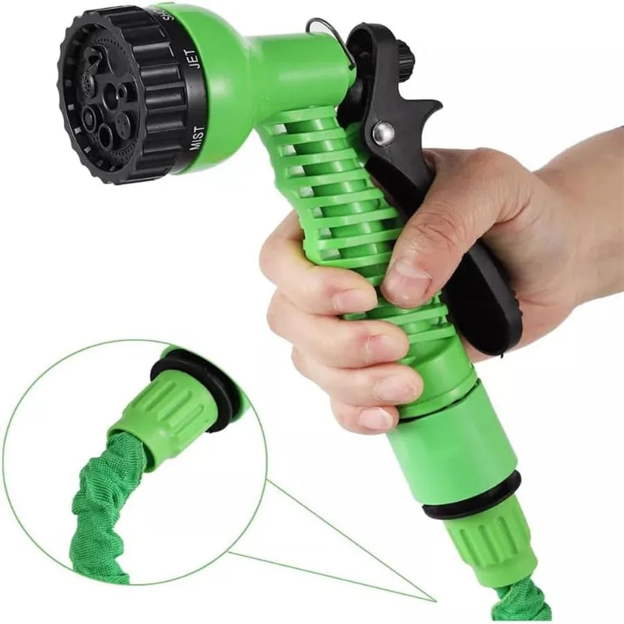 Scalable flexible garden spray gun plastic tube, multi-purpose spray gun hose, suitable for watering lawns, home use, pet bathin