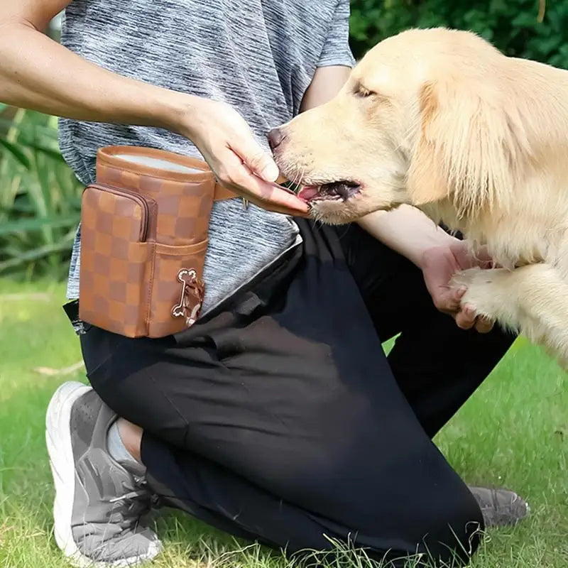 Magnetic buckle dog treat training pouch Waist Pouch Dog Accessories For Dog Outdoor Training Snack Training Obedience Bag