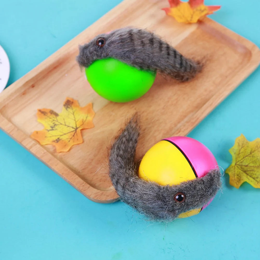 Electric Beaver Weasel Rolling Ball Chasing Toys for Cats