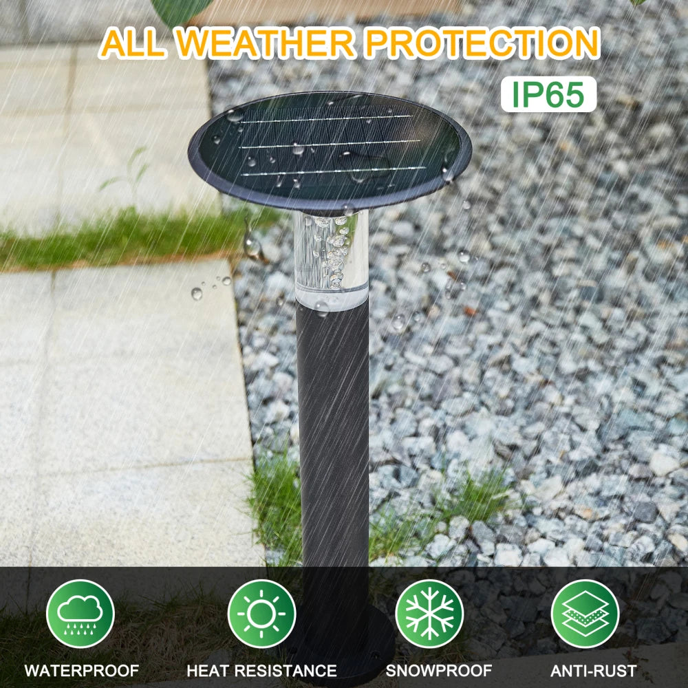 Solar Panel LED Lawn Lights Outdoor Garden Decoration Solar Spotlights Street Lamp Waterproof Fixture
