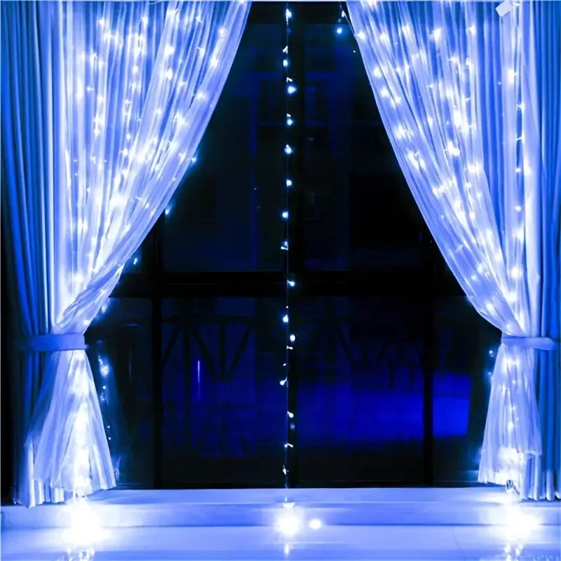 Remote-Controlled 300 Led Fairy Lights – USB String with 8 Modes for Bedroom Decor (White)