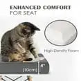 Chair Cushions For Outdoor Furniture Set Of 2, Waterproof Outdoor Seat Cushions, Garden Sofa Couch Thicked Chair Cushions With