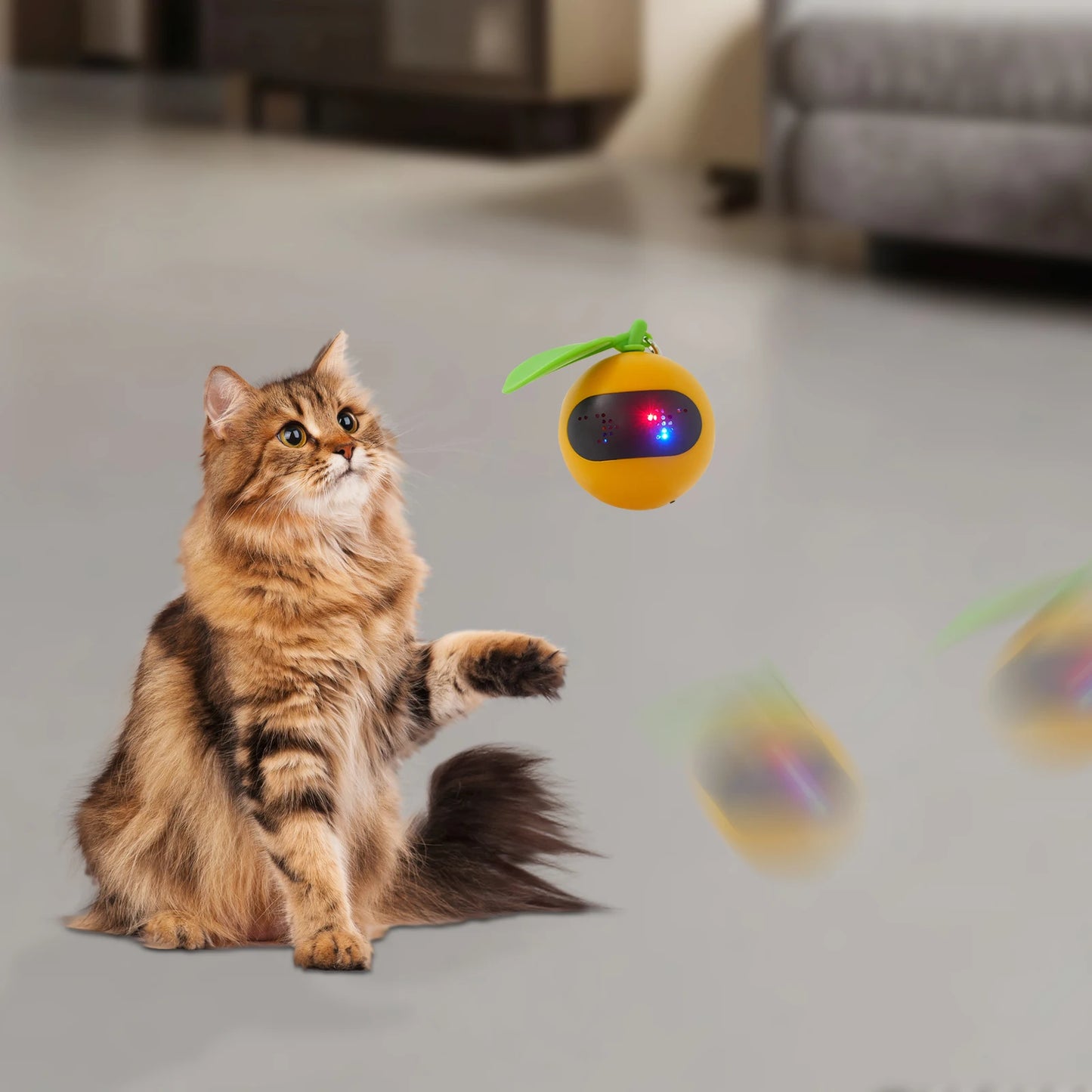 Interactive Cat Toy Electric Moving Ball Automatic Rolling Ball Cat Toy