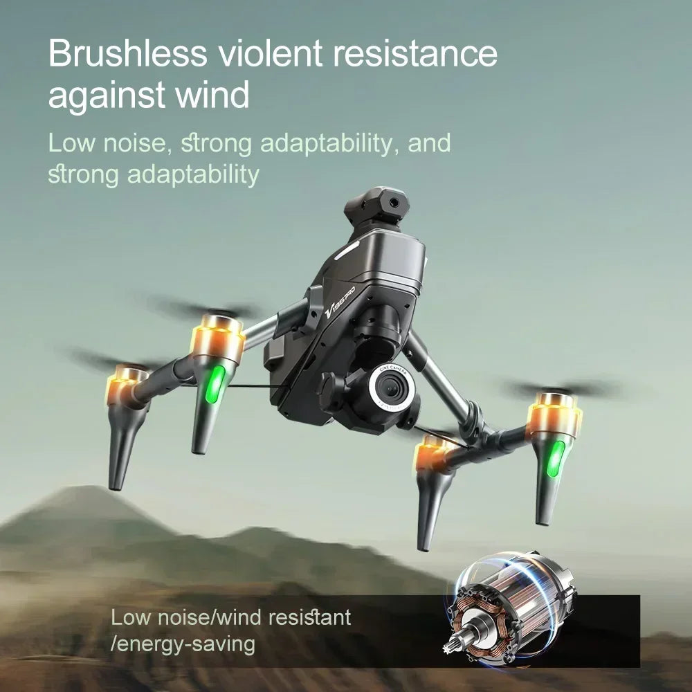 2024 V196 Original GPS Dron 5G Professional 8K HD Aerial Photography Dual-Camera Omnidirectional Obstacle Avoidance Drone Gift