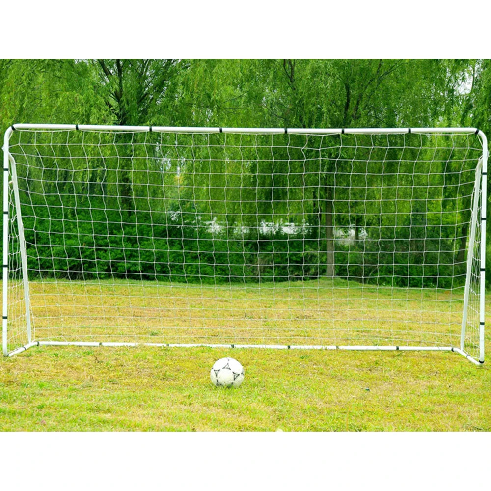 365×182×120CM Steel Tube Soccer Goal Training Set White