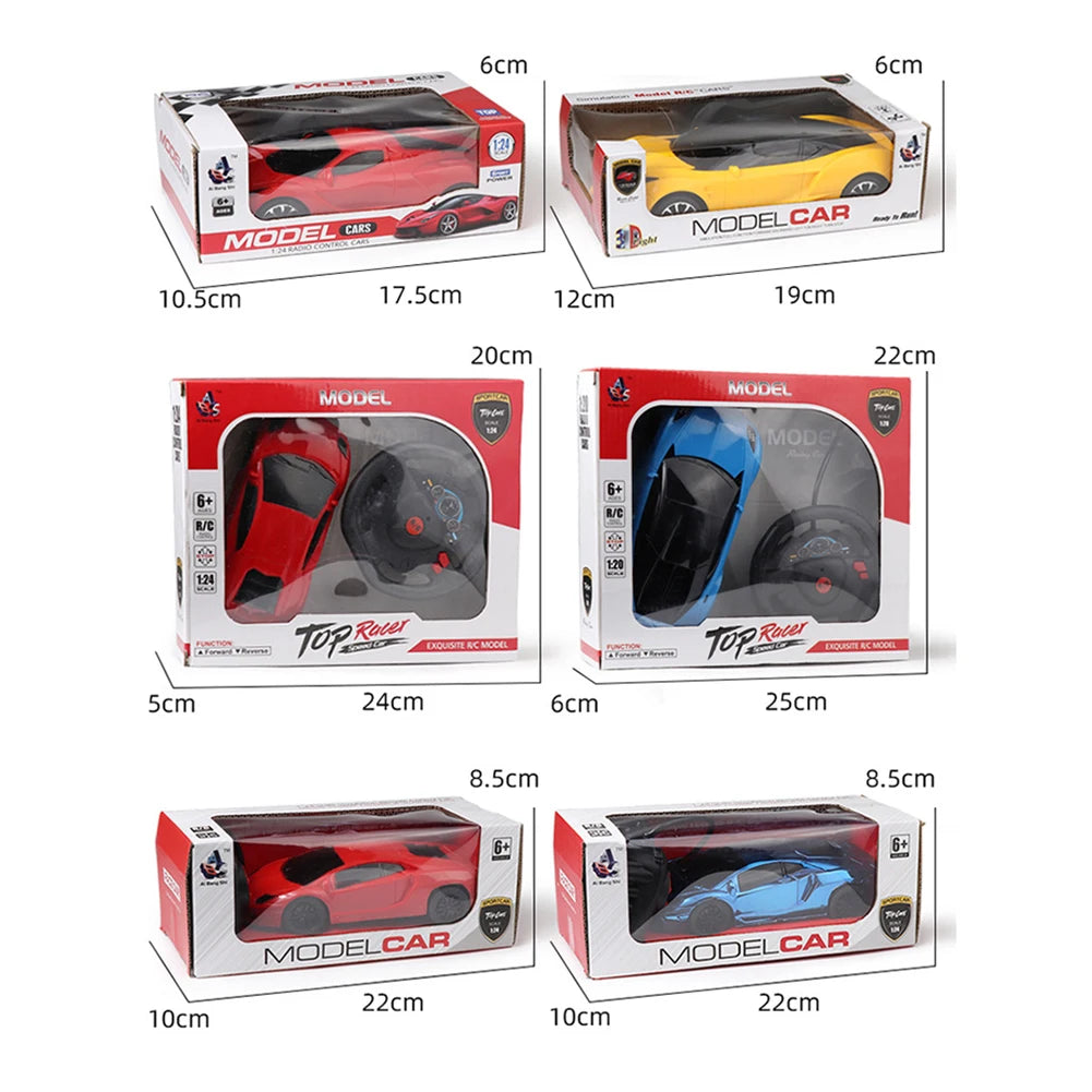 Simulation Remote Control Car Model Electric 2-way 4-way Rc Sports Car Toy For Boys Girls Birthday Gifts