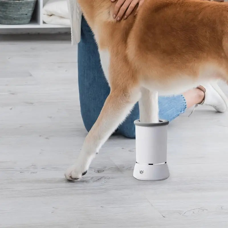 Fully Automatic Smart Pet Foot Washing Cup Low Noise Quick Cleaner USB rechargeable Foot Electric Dog Paw Pet Clean Cleaner
