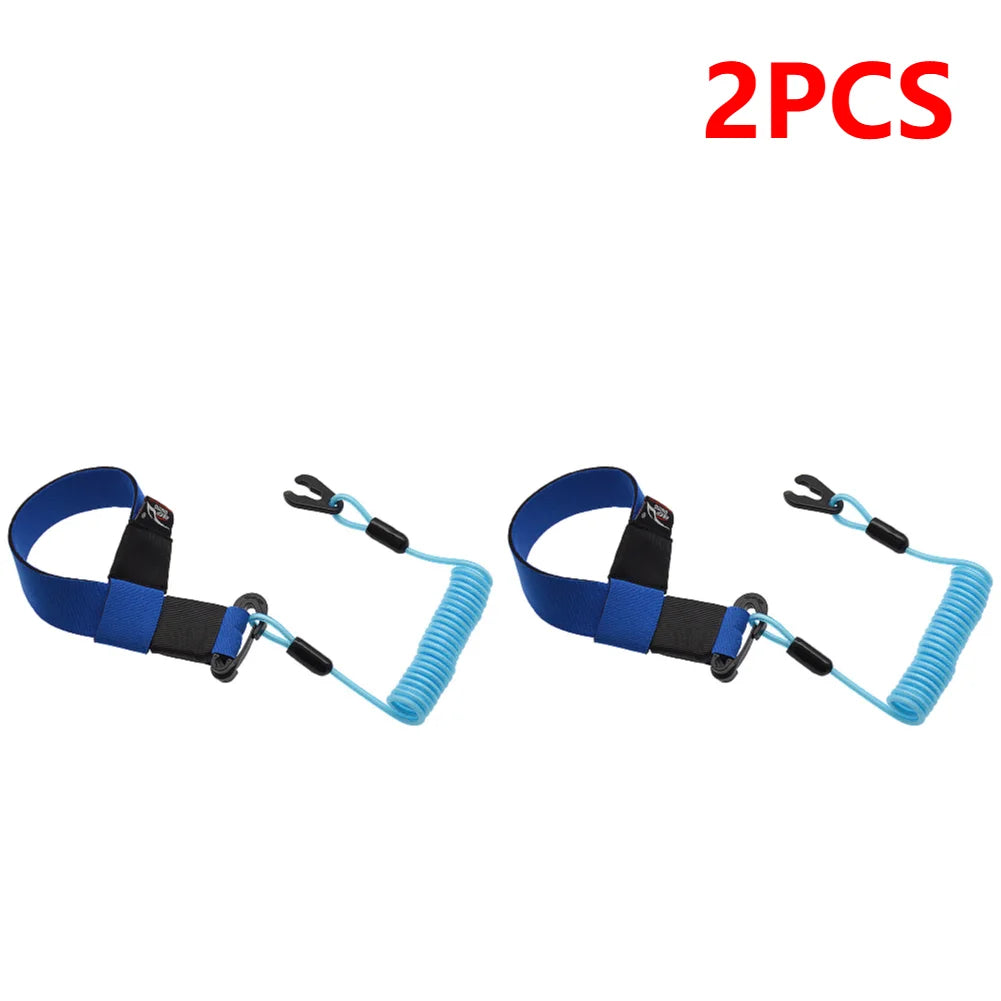 1-5PCS Jet Ski Safety Lanyard Adjustable Boat Motor Safety Tether Lanyard with Buckle Emergency Flameout Rope for YAMAHA Jet Ski