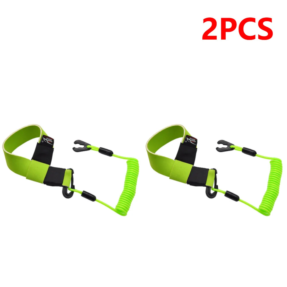 1-5PCS Jet Ski Safety Lanyard Adjustable Boat Motor Safety Tether Lanyard with Buckle Emergency Flameout Rope for YAMAHA Jet Ski