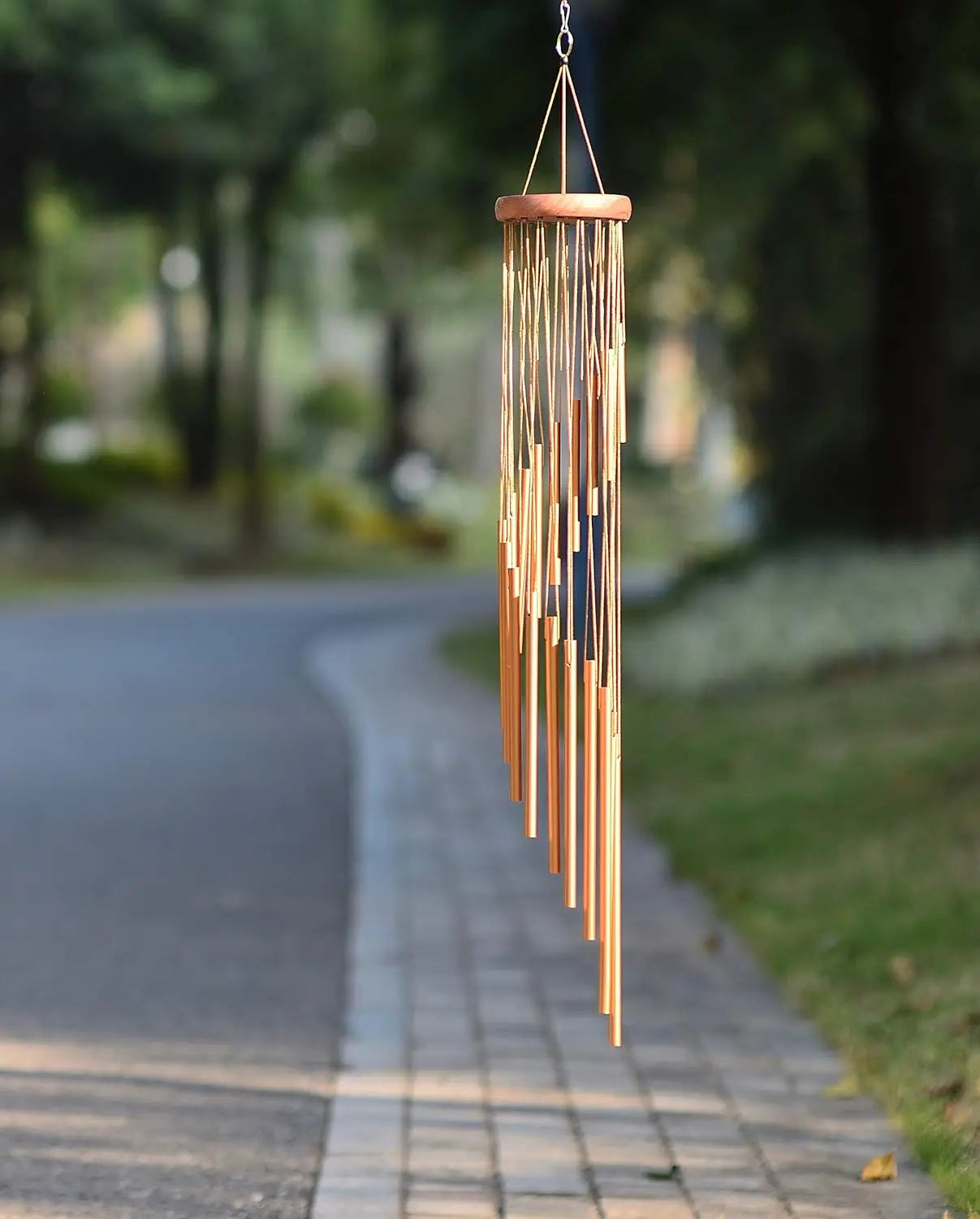 36" Outdoor Memorial Wind Chimes, S-Hook, Ideal Home Garden Decor Gift!