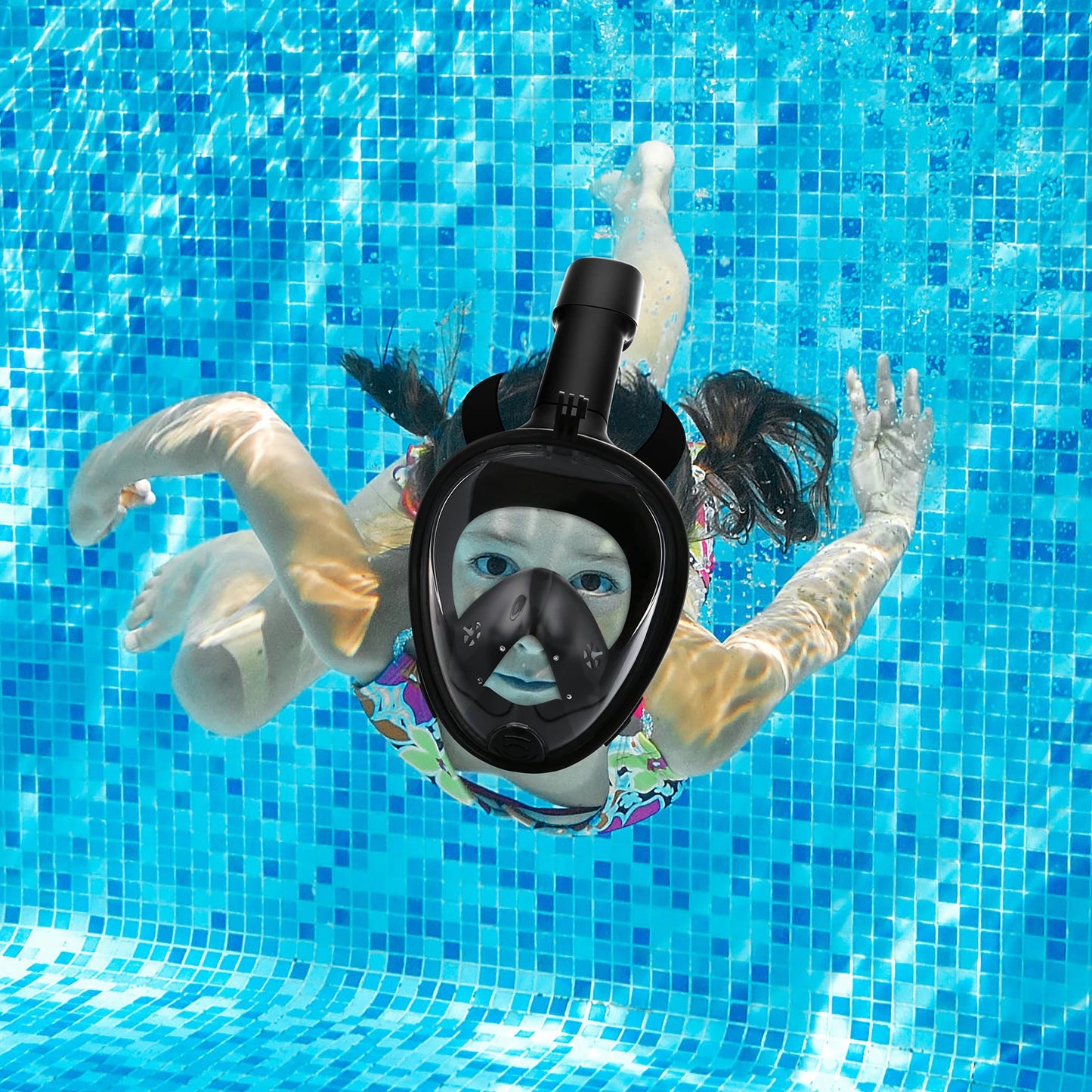 Professional Full Face Snorkel Mask Anti-Fog Anti-Leak Fit the Face Diving Mask for Adult Diving and Swimming Gear