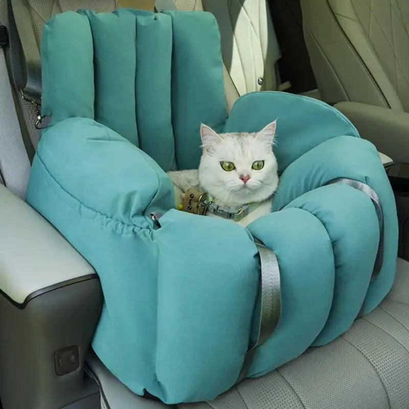 Small Dog Car Seat Portable Dog Booster Car Seats Cat Soft-Sided Carriers Cat Bag Puppy Car Seat Car Pet Seat Stable Travel