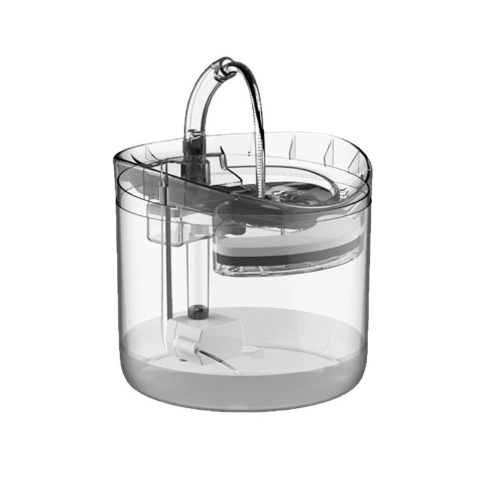 1.8L BPA-Free Automatic Pet Water Fountain with Adjustable Flow, Ultra-Quiet Pump, Energy-Saving, Easy Clean for Cats & Dogs, Id