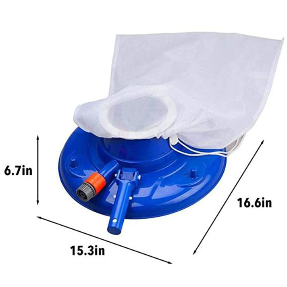 Swimming Pool Cleaning Tools with Mesh Bag Pool Cleaning Vacuum Cleaner Suction Head Pool Leaf Sucker Pool Accessories