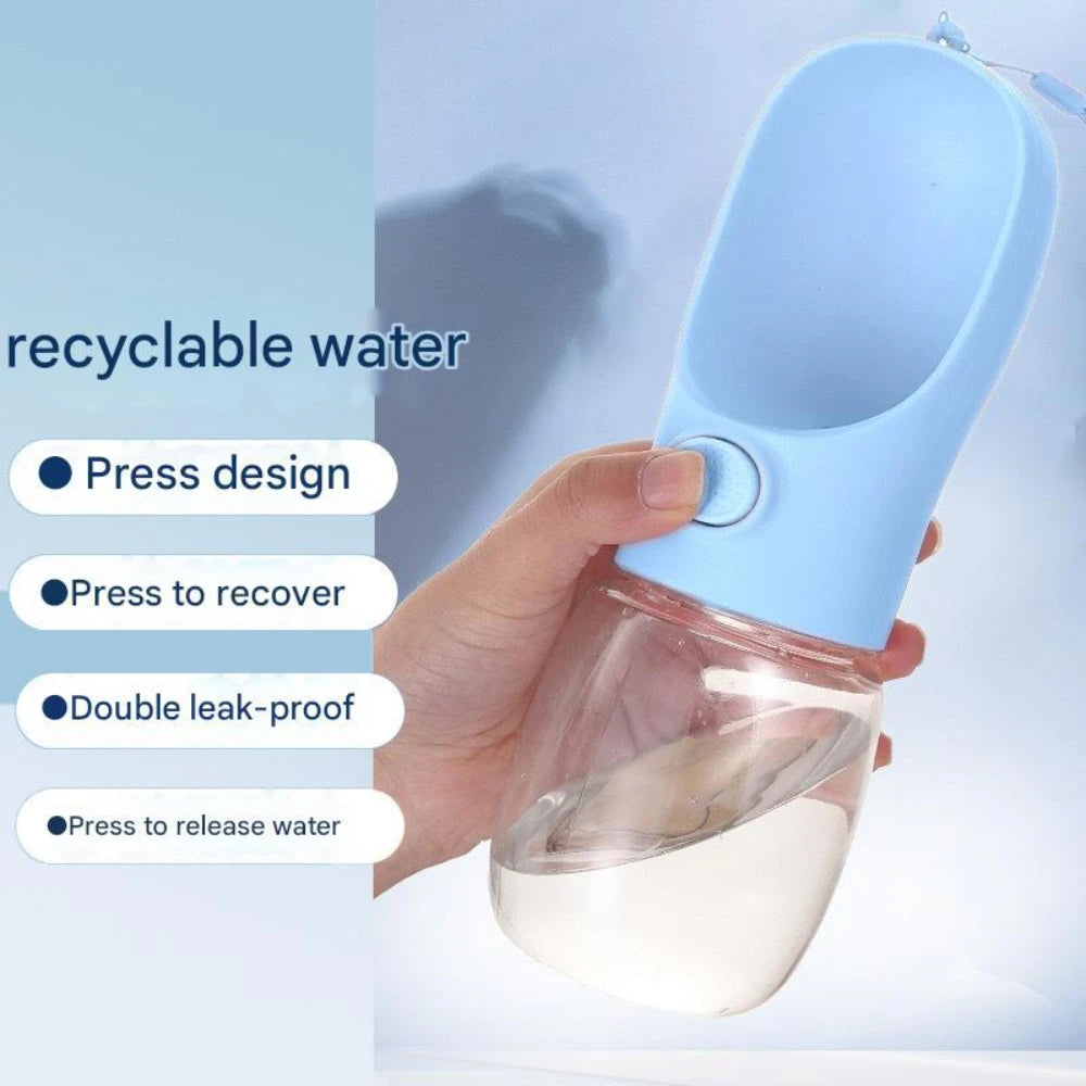 Portable Leak Proof Dog Water Bottle Dispenser for Hiking Travel Outdoor