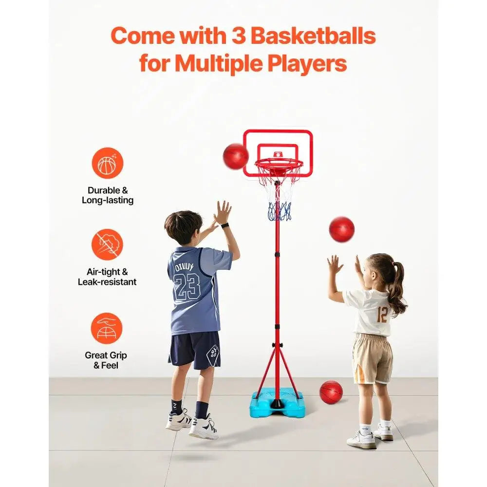Adjustable Kids Basketball Hoop Portable Outdoor Court for Easy Assembly and Durable Play