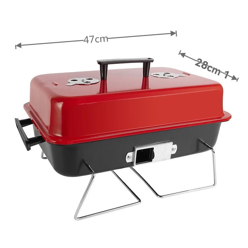 Lightweight Carbon Grill With Cover, Portable Folding Home Barbecue Grill, Barbecue Stove, Outdoor Portable Bbq Grill