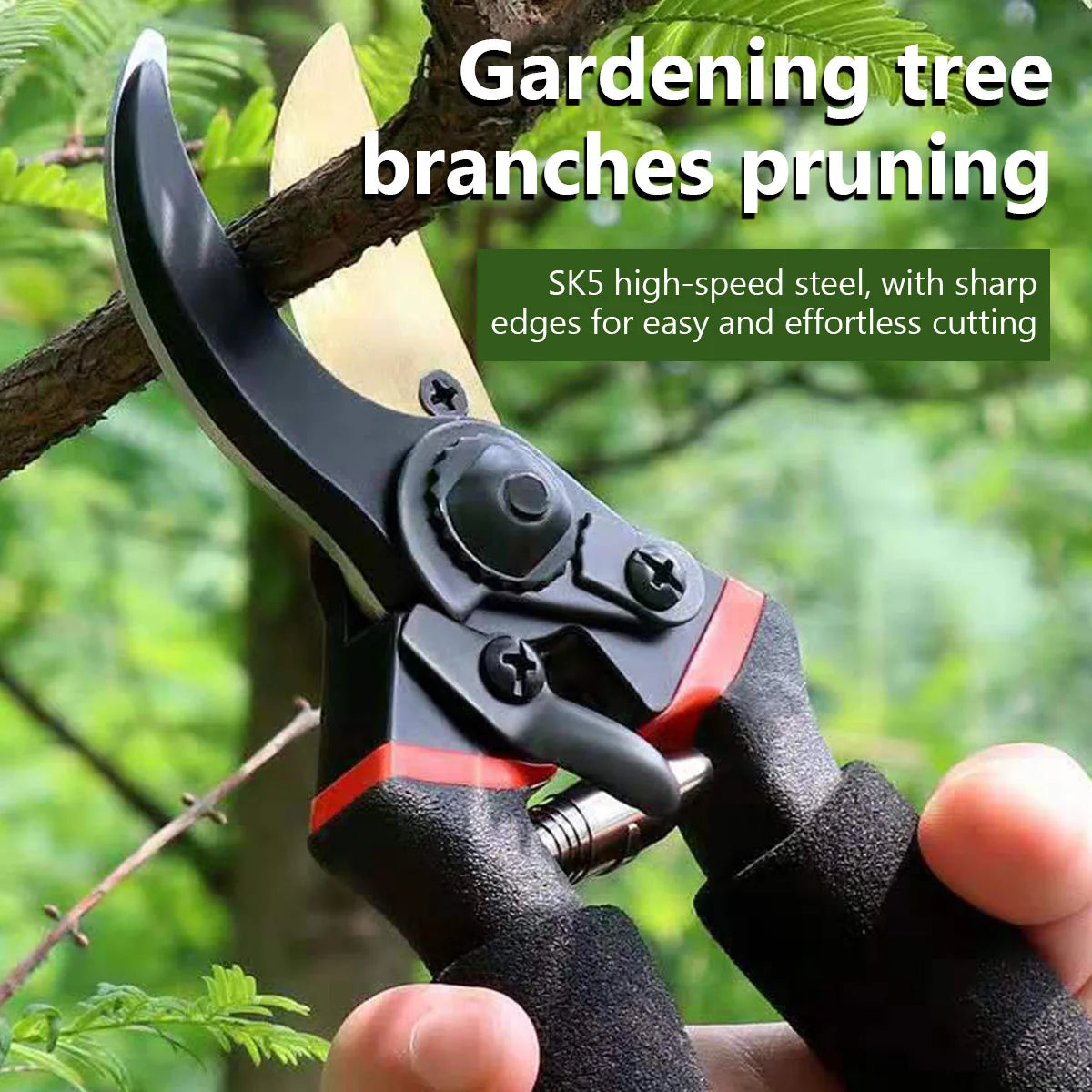 Professional 10 Inch Garden Pruner Shears SK5 Blade Pruning Scissors for Bonsai Fruit Trees Flowers Branches Garden Pruners
