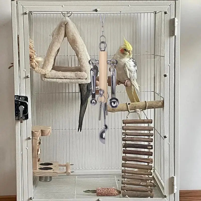 Parrot Toys Interactive Bird Cage Toy Educational Puzzle