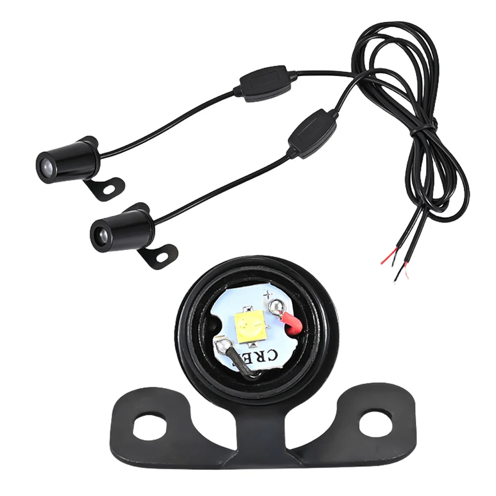 2Pcs Angel Wings Projection Lights Super Bright LED Welcome Light 8-30V LED Carpet Underglow Motorcycle Modified Decorative Lamp