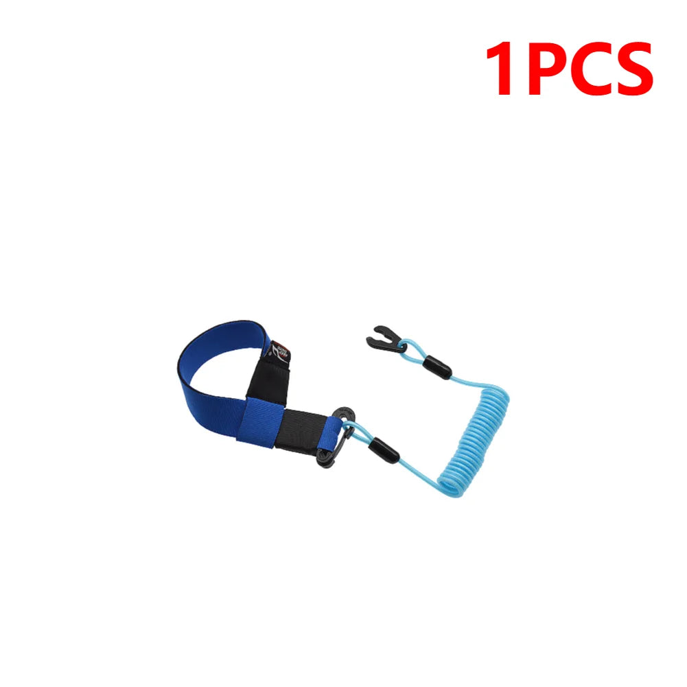1-5PCS Jet Ski Safety Lanyard Adjustable Boat Motor Safety Tether Lanyard with Buckle Emergency Flameout Rope for YAMAHA Jet Ski