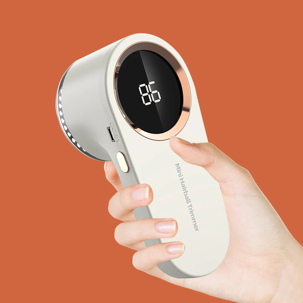 Electric Lint Remover Sweater Shaver Digital Display Debobbler Clothes Shaver USB Rechargeable Multifunction for Clothes Sweater