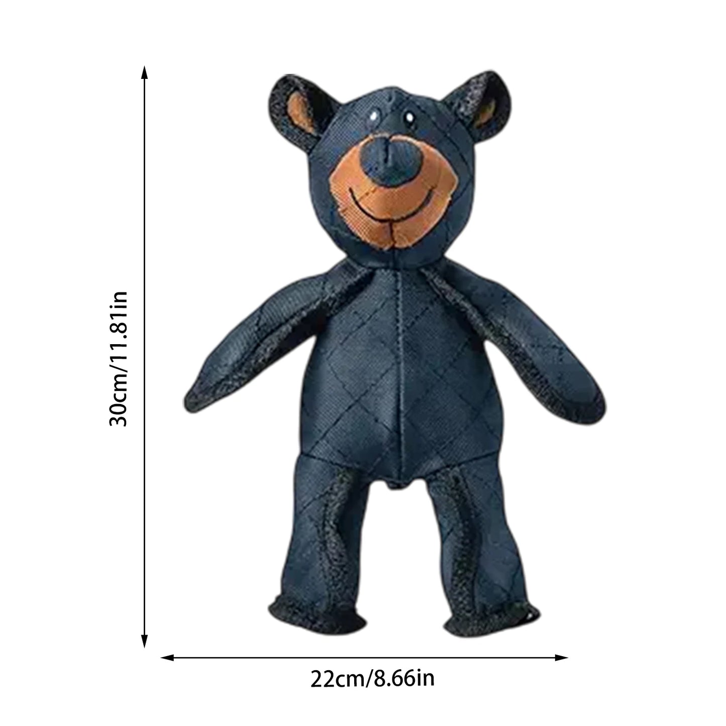 Squeaky Plush Bear Toy for Dog Unbreakable Teddy Extreme Bear Dog Toys Puppy Biting Toys Plush Cute Bear chew Squeaky Dog Toys