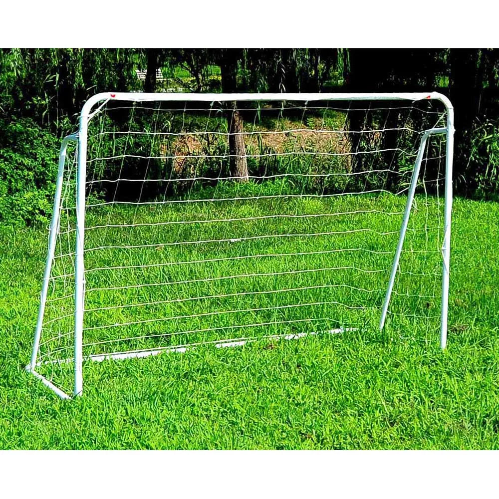 365×182×120CM Steel Tube Soccer Goal Training Set White