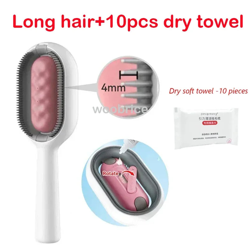 Pet Products Cat Comb for Cats Pet Hair Remover Brush Dog and Cat Brush Accessories dogs Animal Cat Massage Grooming Wool Brush