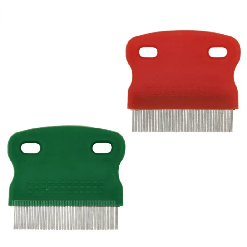 Hair Cat Grooming Comb Flea Pet Combs Pig Steel Removal Pets Guinea Hair Brush Thick Stainless And Lice Fur Rabbit For Dog Long
