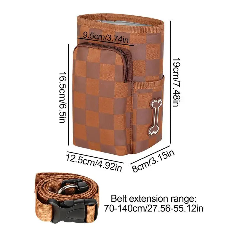 Magnetic buckle dog treat training pouch Waist Pouch Dog Accessories For Dog Outdoor Training Snack Training Obedience Bag