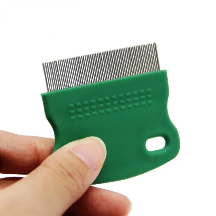 Hair Cat Grooming Comb Flea Pet Combs Pig Steel Removal Pets Guinea Hair Brush Thick Stainless And Lice Fur Rabbit For Dog Long