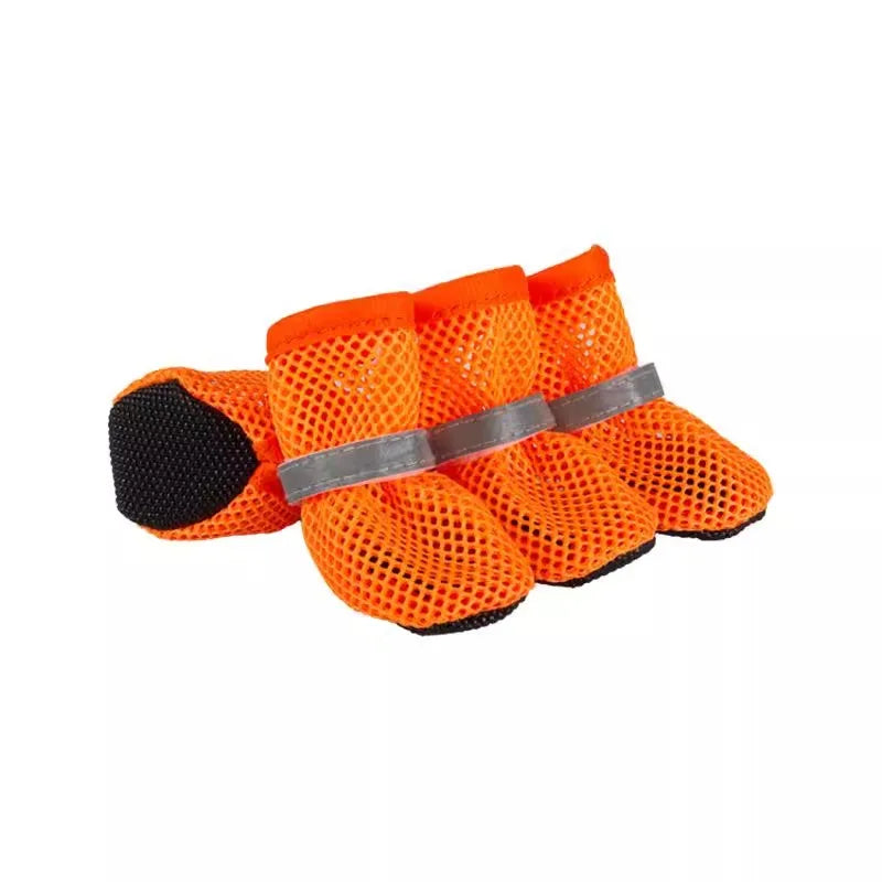 Dog Shoes for Summer Hot Pavement,Breathable Dog Boots for Small Medium Dogs,Comfortable Paw Protectors with Nonslip Rubber Sole - Quick and EZ Shop