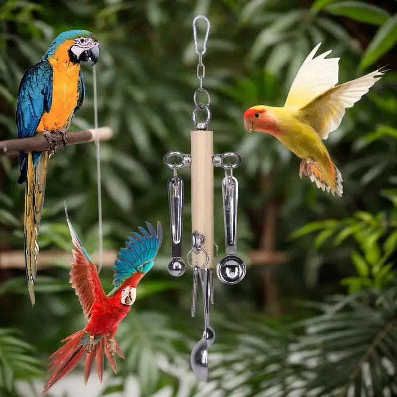 Parrot Toys Interactive Bird Cage Toy Educational Puzzle