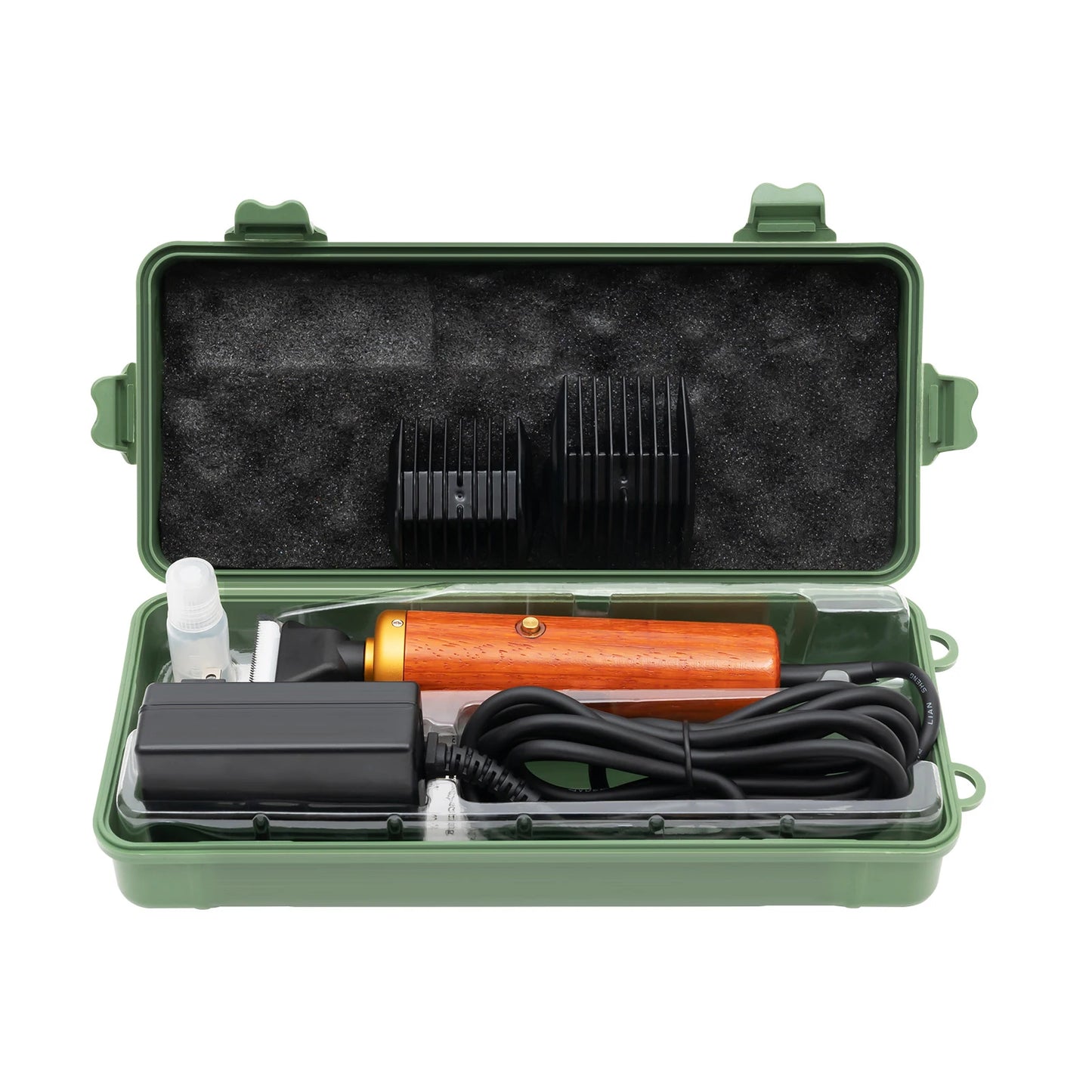 Sheep Shears Animal Clipper Wood Electric Sheep Goat Clipper Shears Wool Shearing for Rabbit Dog Animal Farm 55W