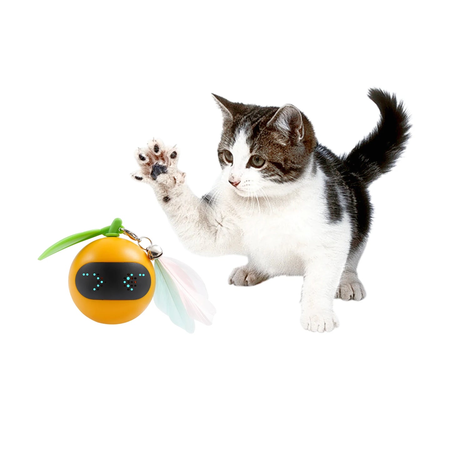 Interactive Cat Toy Electric Moving Ball Automatic Rolling Ball Cat Toy