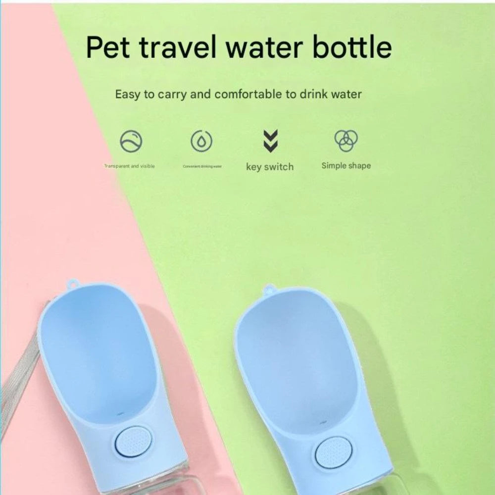 Portable Leak Proof Dog Water Bottle Dispenser for Hiking Travel Outdoor