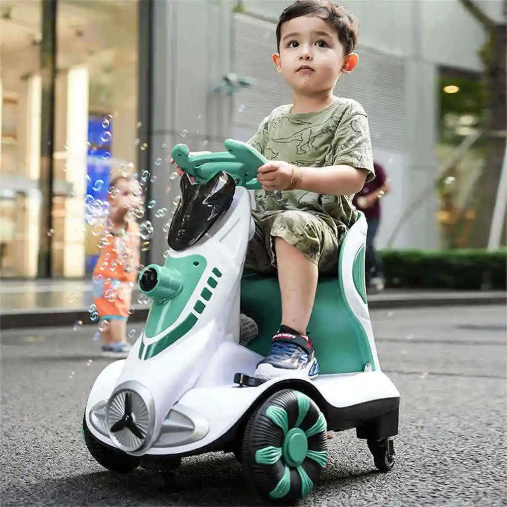 Noonbuutuu 2024 New 2-6 Year Old Children's Electric Car Remote Control Toy Car Baby Four-wheel Drift Car