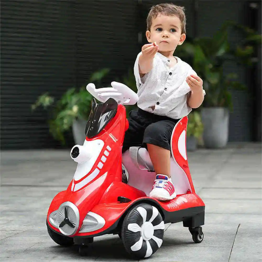 Noonbuutuu 2024 New 2-6 Year Old Children's Electric Car Remote Control Toy Car Baby Four-wheel Drift Car