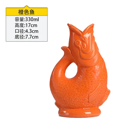 Hawaii Tiki Mugs Cocktail Fish Cup Beer Beverage Mug Wine Mug Ceramic Easter Islander Tiki Mug Bar Tool