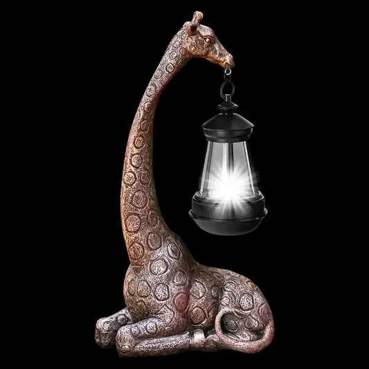 Giraffe Solar Lights Peaceful Atmosphere Garden Decoration Giraffe crafts Outdoor Solar Power Light Lawn Garden Decoration Lamp