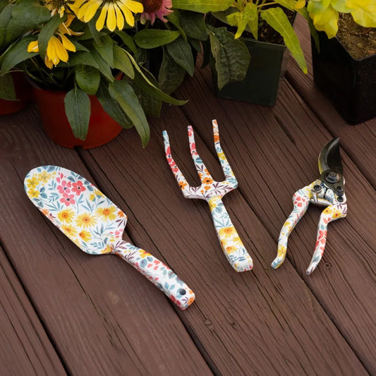 3-Piece Handmade Gardening Tool Set