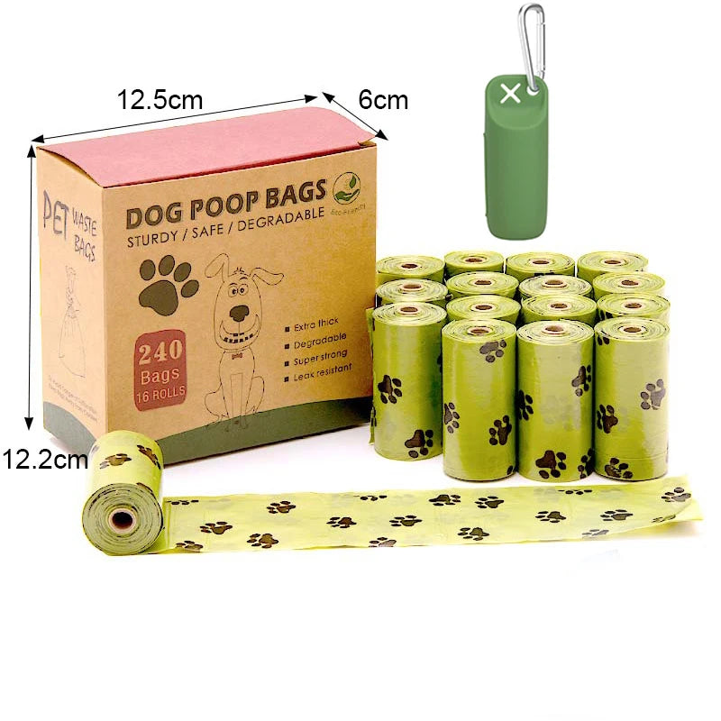 Portable Dog Poop Bag Case Toilet Bag Garbage Bin Sofe Silicone Pet Garbage Bag Dispenser Dog Poop Bag Storage Device With Hook - Quick and EZ Shop