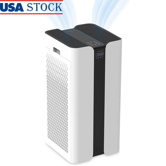 Whole Home Air Purifier HEPA Filter 600CFM Removes 99.97% Smoke Dust Pet Hair Areas Up to 4650sqft