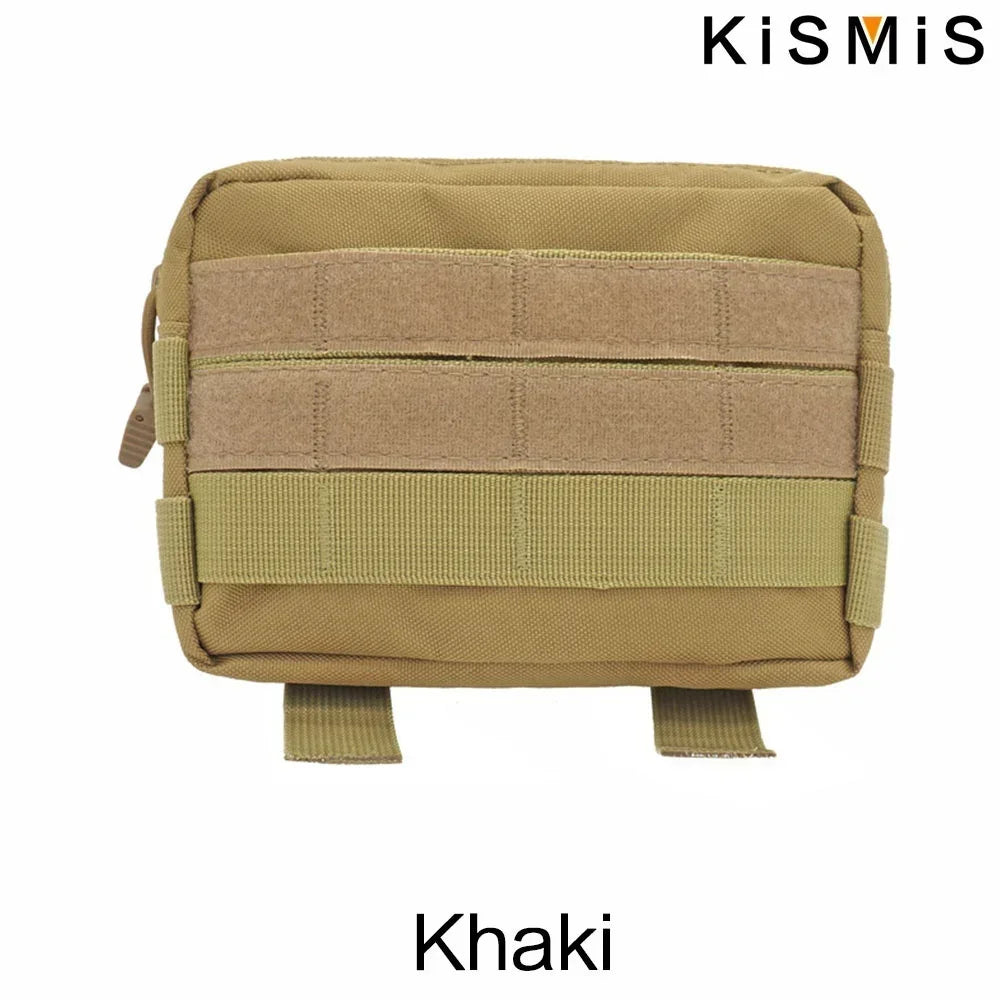 KISMIS Outdoor EDC Carry Tool Waist Bag Molle Vest Tactical Accessory Bag Medical First Aid Bag Hunting Bag Survival Equipment