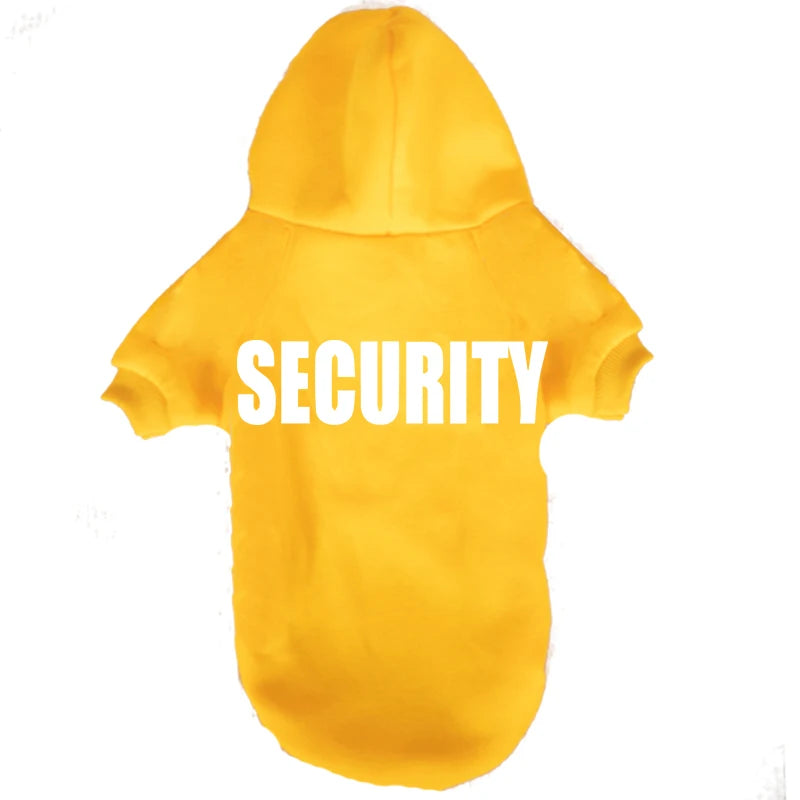 Dog clothes Pet clothes Popular fashion Hoodie Large, medium and small pet clothes Casual warm dog clothes security