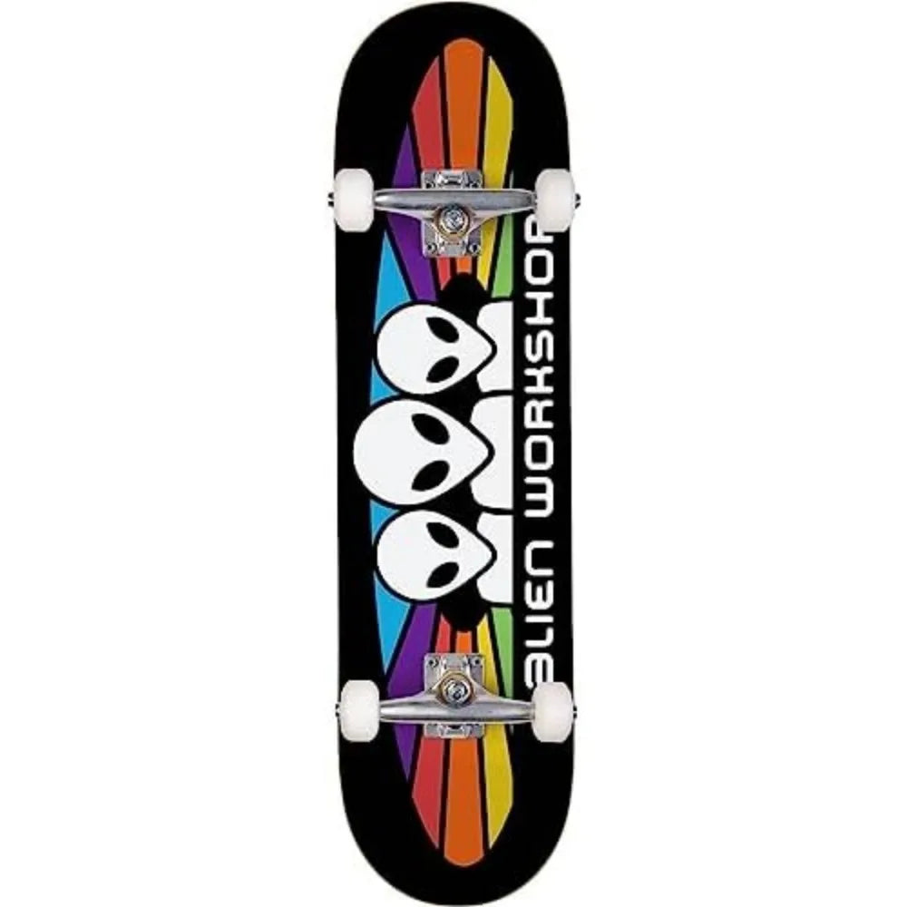 Skateboards Complete Spectrum Black 7.75" Assembled, Multi