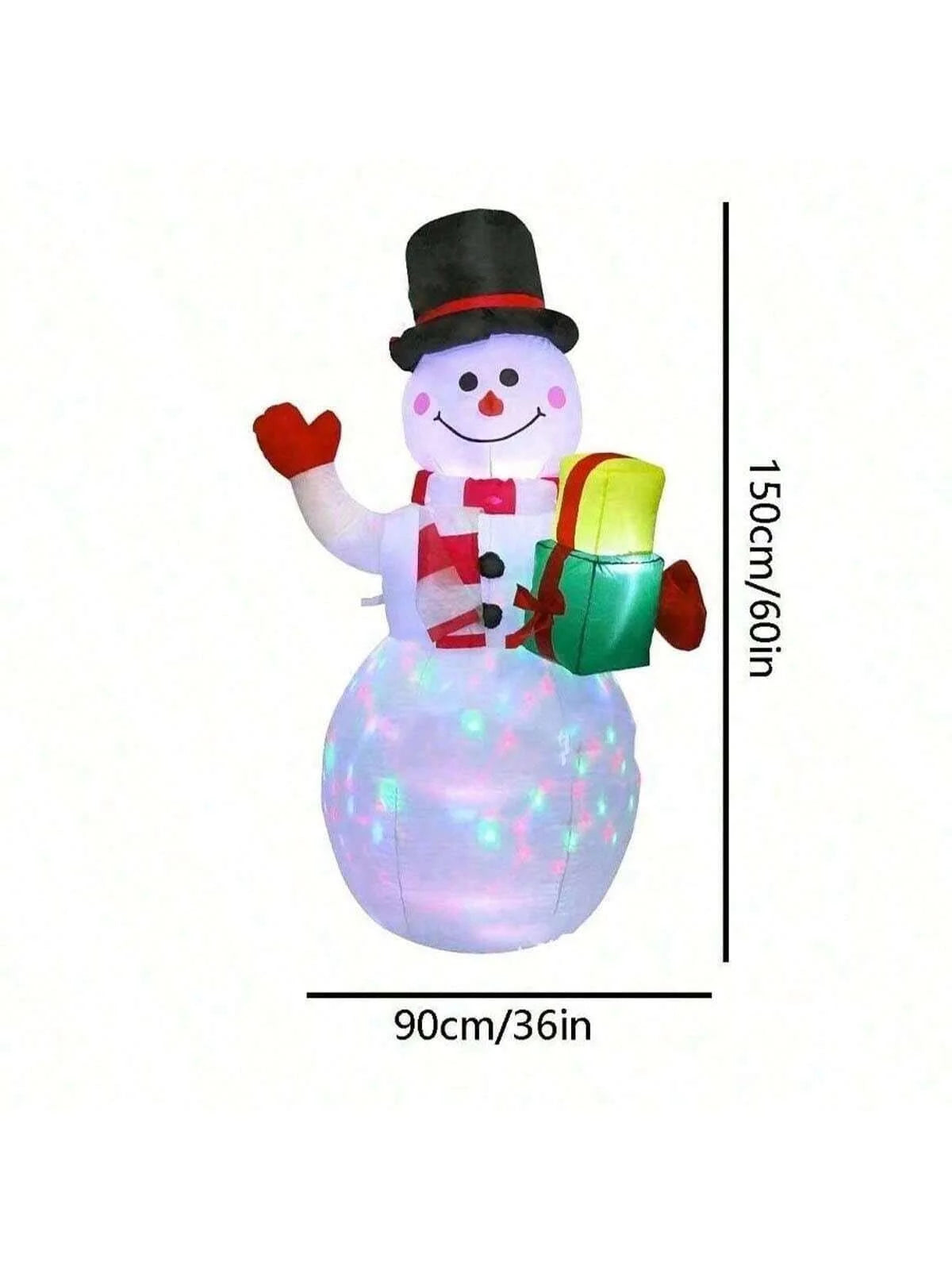 1pc USB Plug Christmas Inflatable Decoration Inflatable Model Outdoor Ornament Party Garden Decor Holiday DIY Decorations