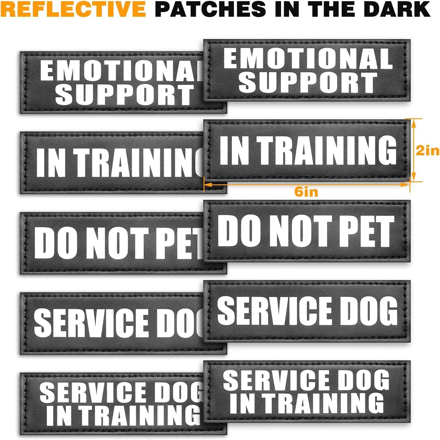 Service Dog Vest Harnfor Medium Dog, Tactical Working MOLLE Vest with 10 Pet Patches, No Pull Heavy - Quick and EZ Shop